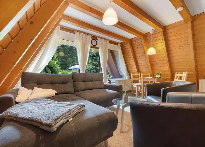 Дом отдыха Ferienhaeuser Am Waldschloesschen 1